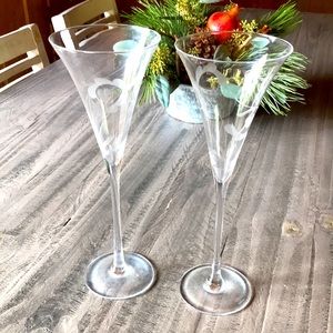 NWOT Waterford champagne flutes